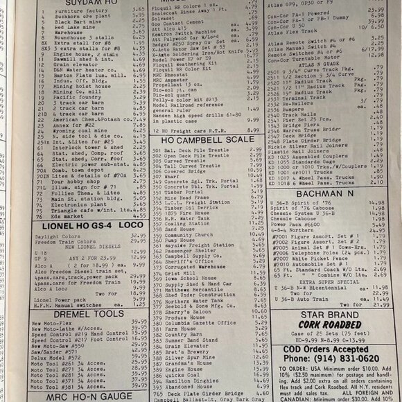 Model Railroader Magazine Back Issue u September 1976  Vol 43 No 9 Scratchbuild - Picture 5 of 7